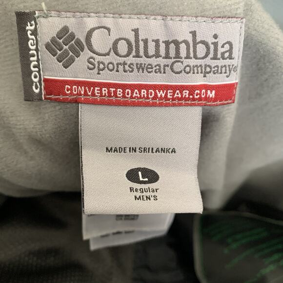 Columbia CONVERT Snow Pants Mens Large BASETRX Waterproof Ski Snowboard - Picture 2 of 10